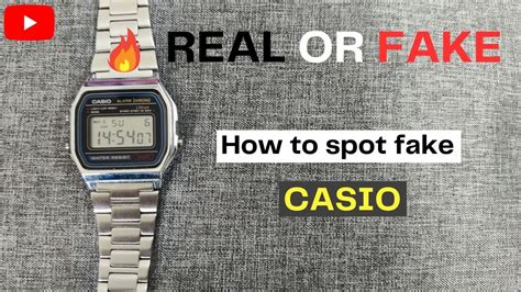 how to recognize a fake casio watch|how to check if casio is real.